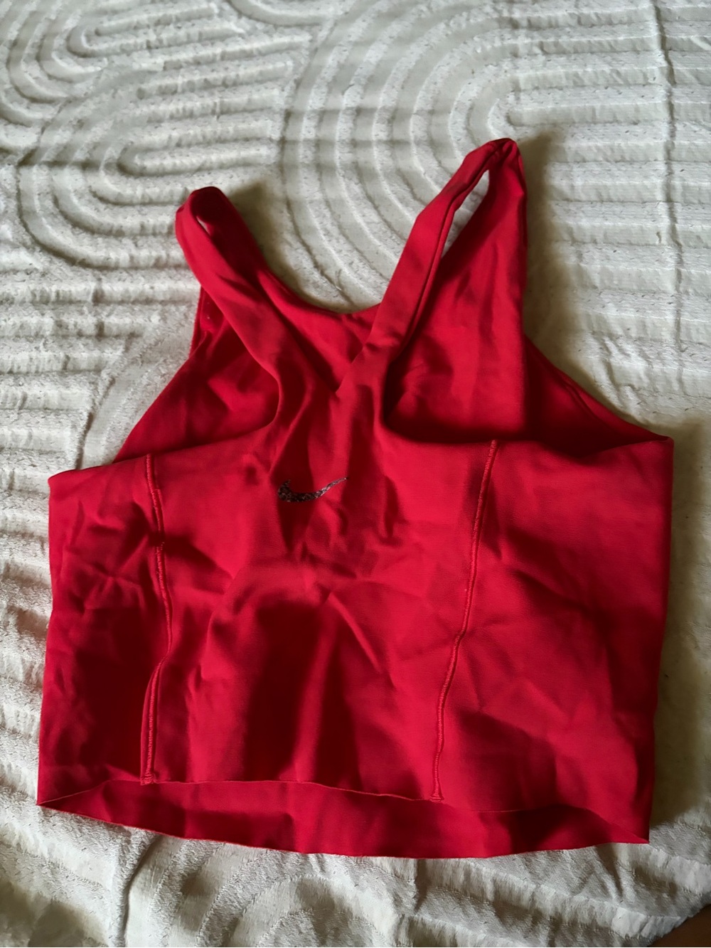 Nike Red Racerback Sports Crop Top